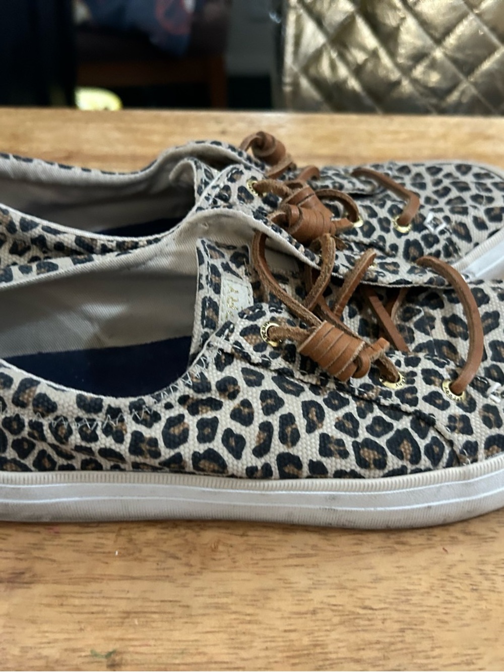 Sperry Top Sider Leopard Print Boat Shoes - Picture 2 of 4